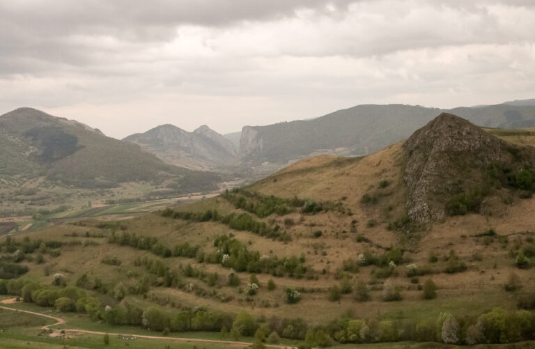 Panoramă din Munții Trascăului